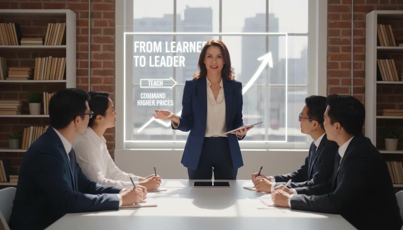 From Learner to Leader: Teach to Command Higher Prices Cover