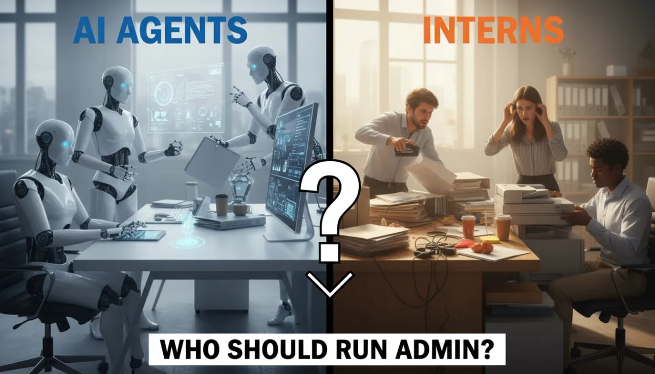 AI Agents vs. Interns: Who Should Run Admin Cover